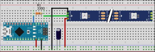 <b class='flag-5'>Arduino</b> WS2812B LED灯带<b class='flag-5'>设计方案</b>
