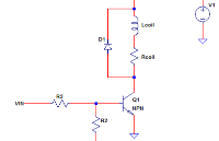 三極管繼電器驅動電路中器件的參數值計算方法