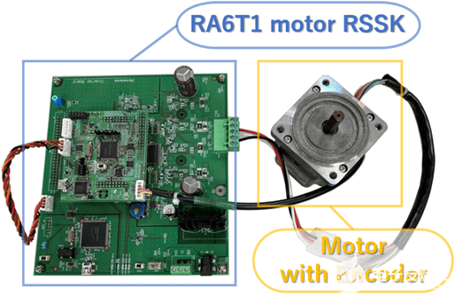 使用RA6T1電機控制RSSK運行帶編碼器接口的電機