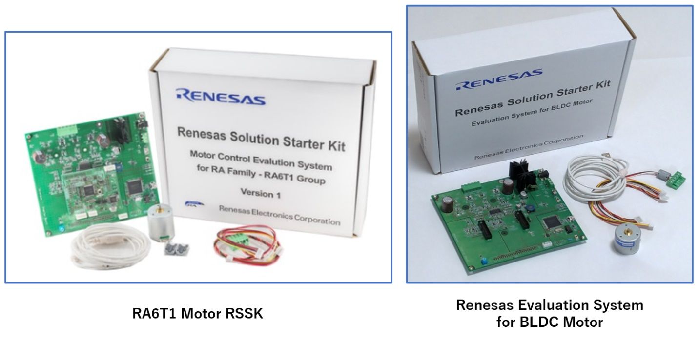 使用瑞萨电子RA系列RA6T1组的双电机控制评估环境