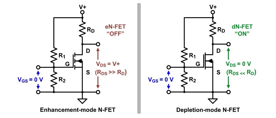 耗尽型MOSFET开关的用途和方案示例