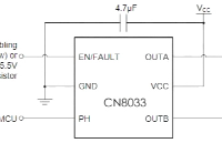 H橋電機驅動器CN8033在智能門鎖的應用