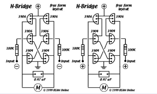 6晶体管Tilden H桥电路分析