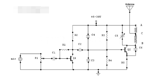 利用2N2219A设计的1.5瓦<b class='flag-5'>FM</b><b class='flag-5'>发射器</b><b class='flag-5'>电路</b>