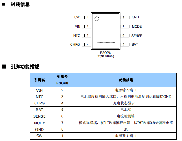 XT2064充电管理芯片概述、特点及用途
