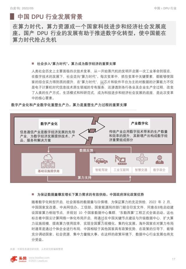 2022年中国DPU行业白皮书 DPU将成为CPU、GPU后的第三块主力芯片-dpu芯片 上市公司13