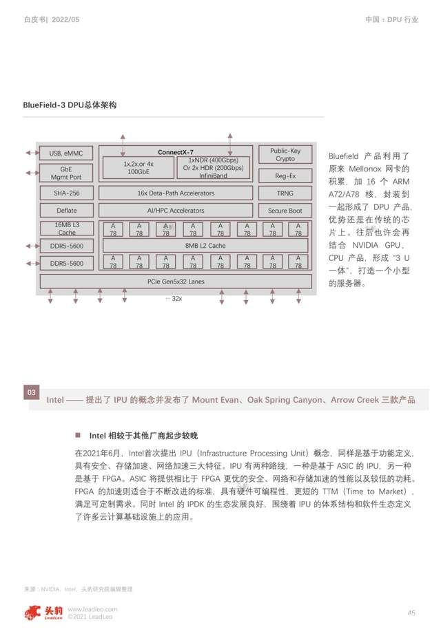 2022年中国DPU行业白皮书 DPU将成为CPU、GPU后的第三块主力芯片-dpu芯片 上市公司40