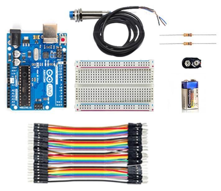 如何将电感性接近传感器连接到Arduino