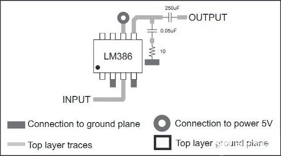 如何使用LM386构建一个音频配音电路-lm386功放电路设计9
