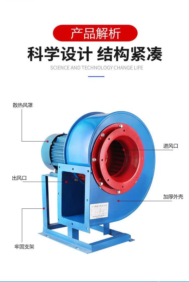 工业离心风机（抽风式通风排烟设备）