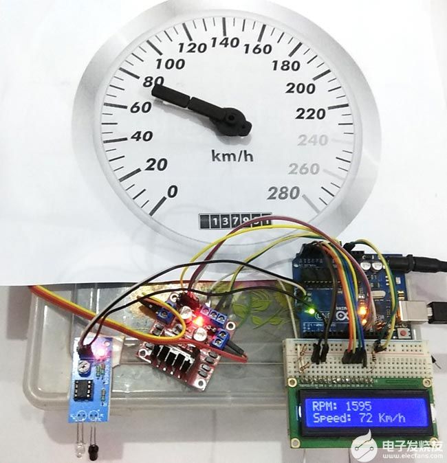 如何使用Arduino简单地构建模拟速度表