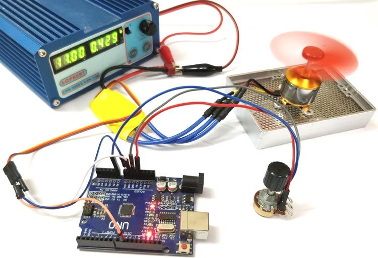 如何使用Arduino控制无刷电机-arduino无刷电机驱动代码4