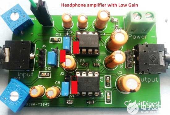如何采用LM386的PCB制作耳机/音频放大器-耳机放大电路原理图
