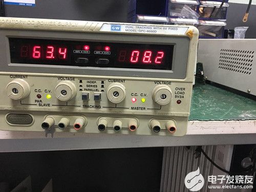 直流稳定电源GPC-6030D电压不稳维修