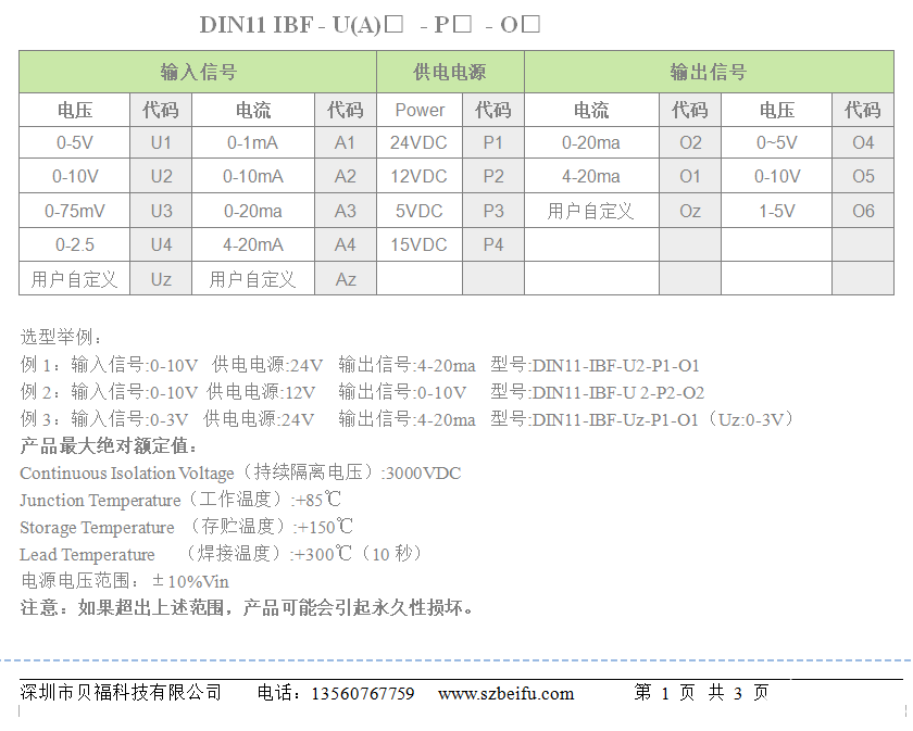 模拟量