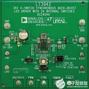 单片DC-DC转换器和LED驱动器消除了PCB空间限制问题