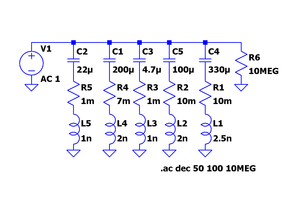 使用LTspice表征<b class='flag-5'>电容器</b><b class='flag-5'>组</b>