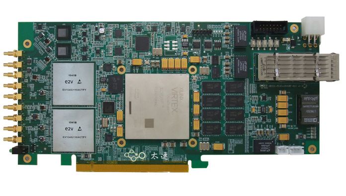 PCIe收发卡设计资料原理图：611-基于VU9P的2路4Gsps AD 2路5G DA PCIe收发卡