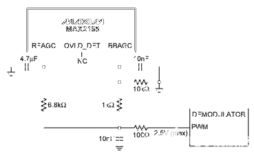 MAX2165单回路AGC控制方案适用于中国地面电视标准GB20600