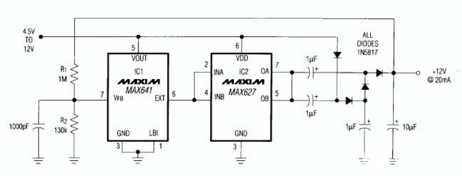 无电感开关稳压器可提升输入电压-无触点稳压器工作原理图1