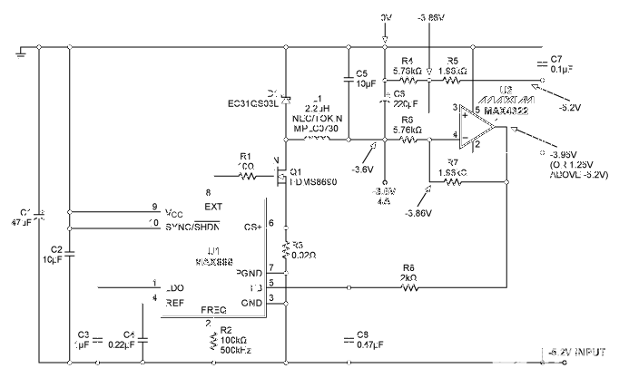 負至負開關模式轉換器提供高電流和高效率