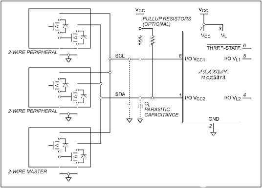 用于<b class='flag-5'>2-Wire</b>總線應(yīng)用的上升時(shí)間加速器電路