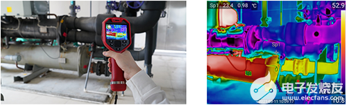 红外热成像仪在暖通管道检测的应用