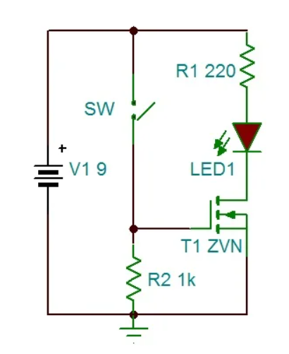 N沟道和P沟道MOSFET的开关电路讲解