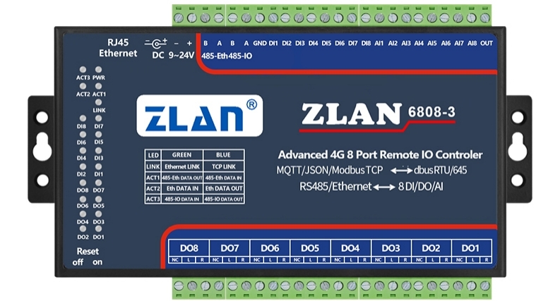 使用远程IO控制器ZLAN6808-3代替PLC实现电池工业生产线自动化
