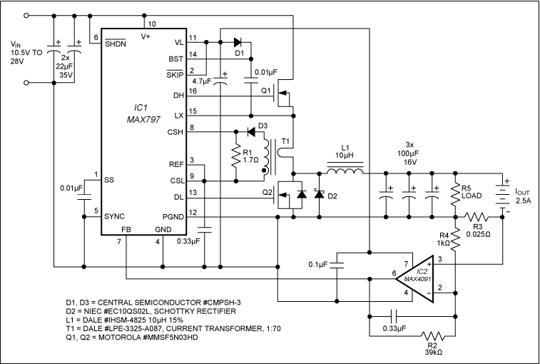 電池<b class='flag-5'>充電器</b>提供2.5A電流&gt;<b class='flag-5'>效率</b>達96%