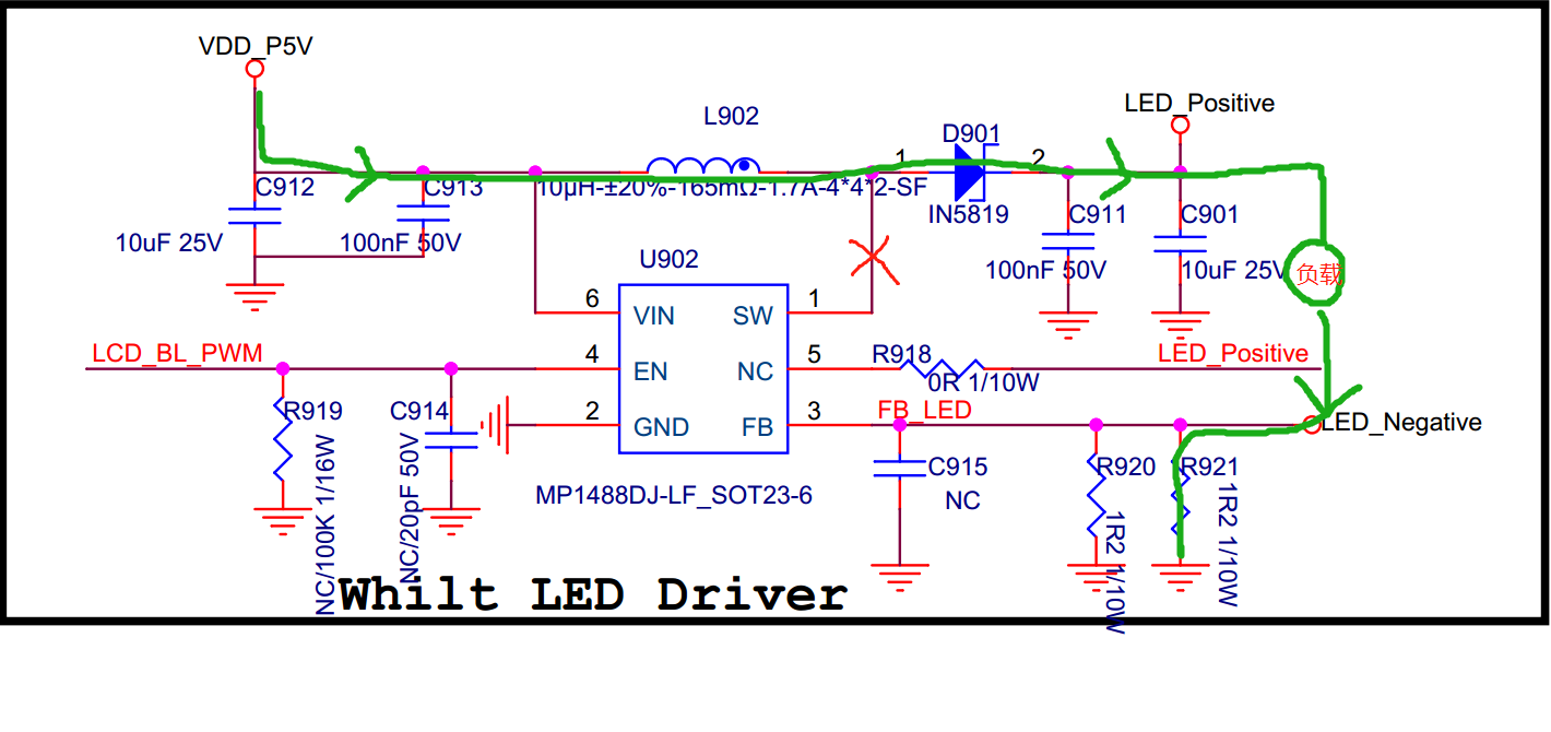 DC-DC电感升压电路原理讲解-电感升压降压动画原理1