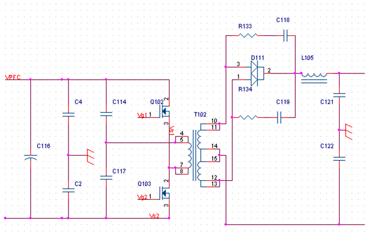 對稱半橋LLC電路原理講解