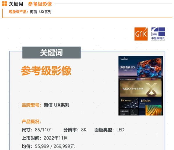 現象級產(chǎn)品！海信電視UX國內再獲權威認可