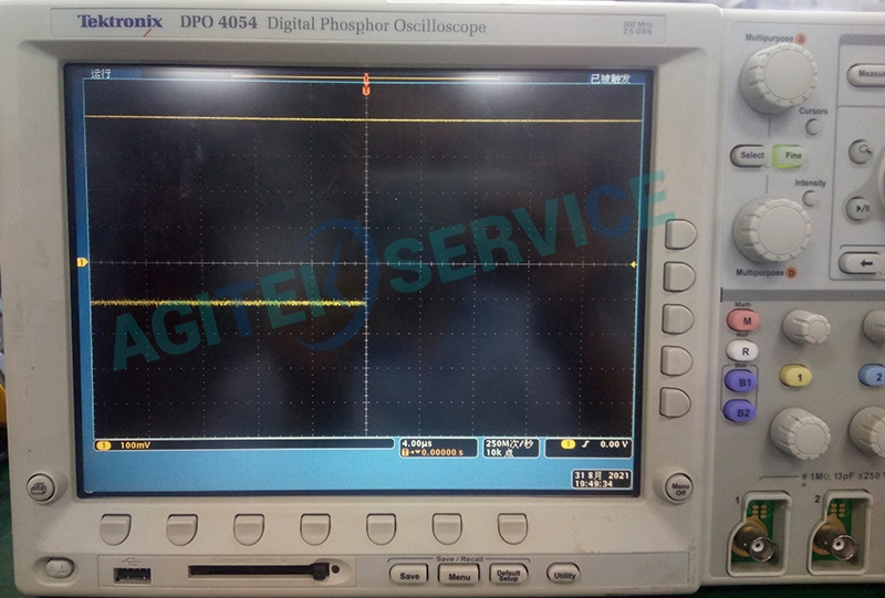泰克示波器DPO4054 IPD不能設置維修案例
