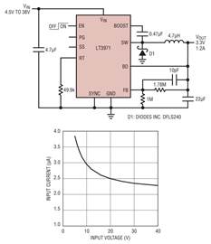 超低型静态电流单片降压稳压器在电池供电系统中的应用