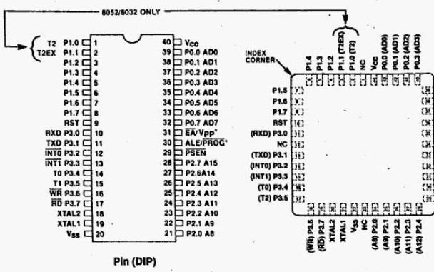 8031芯片引脚图图片