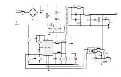 用UC3842芯片做醫用開關電源設計方案