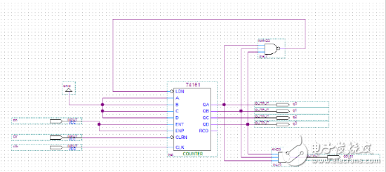 74ls161構成12進制計數器設計