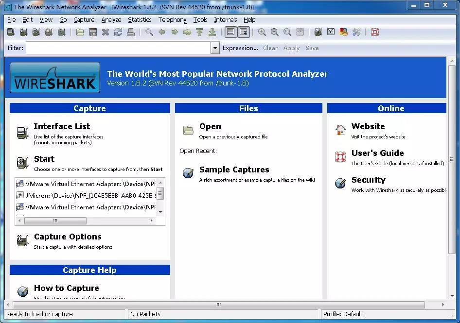 介绍一个好用的抓包工具 Wireshark， 用来获取网络数据封包