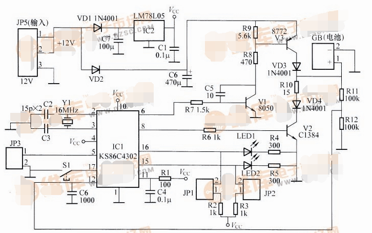 自制12<b>v</b>转<b>5v</b><b>手机</b><b>充电器</b>（三款12<b>v</b>转<b>5v</b><b>充电</b>电路<b>原理图</b>详解）