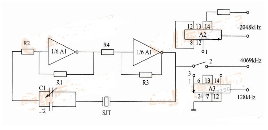 自制简易振荡器电路图图片