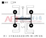 在CPW-微帶線-CPW過渡結(jié)構(gòu)的基礎(chǔ)上，設(shè)計(jì)了一個(gè)超寬帶濾波器