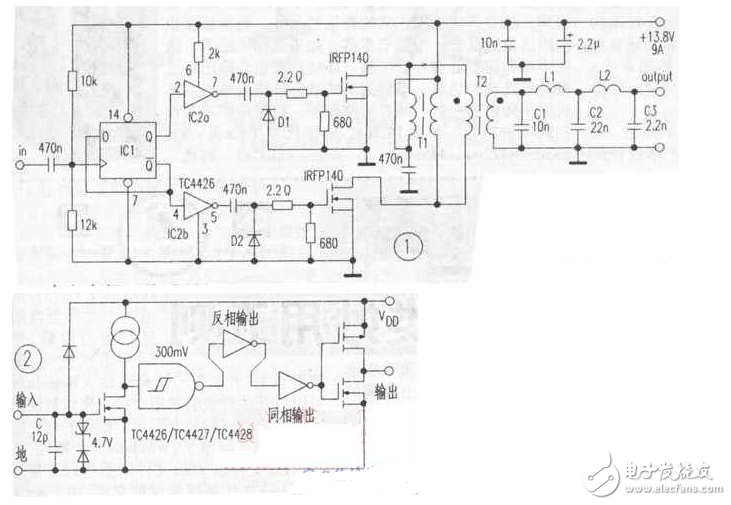 簡易100w功放電路圖（八款100w功放電路圖）