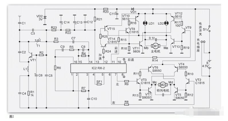 hs2260ar4遥控电路图图片