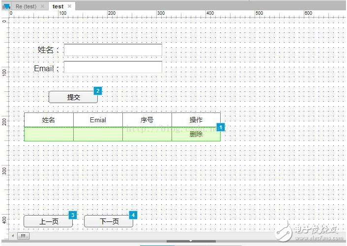 axure中继器实现动态表格效果图文详解