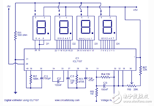 icl7135数字电压表制作图片
