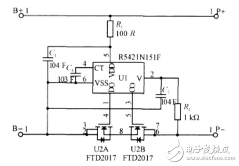 基于ICL7107的锂电池保护板漏电流测试仪