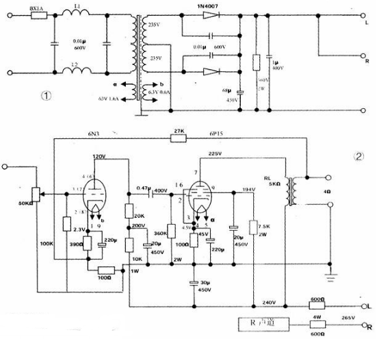 电子管6p15应用电路图(四款模拟电路设计原理图详解)