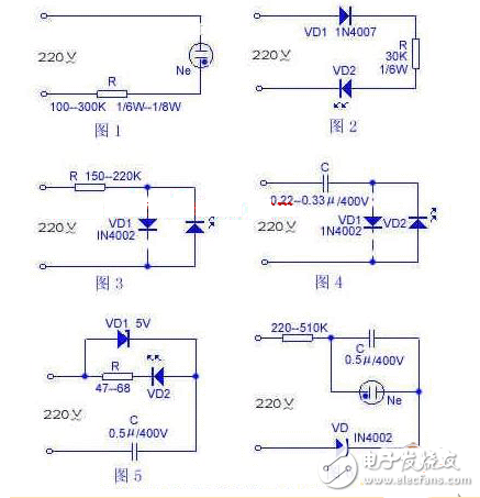 led<b class='flag-5'>指示燈</b><b class='flag-5'>電路</b>圖大全（八款led<b class='flag-5'>指示燈</b><b class='flag-5'>電路設(shè)計(jì)</b>原理圖詳解）