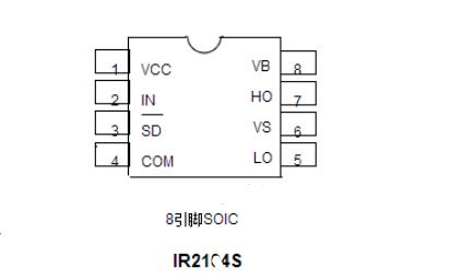 <b>ir2104</b>中文资料详细（<b>ir2104</b>引脚图_特点和技术参数及<b>驱动</b>电路)